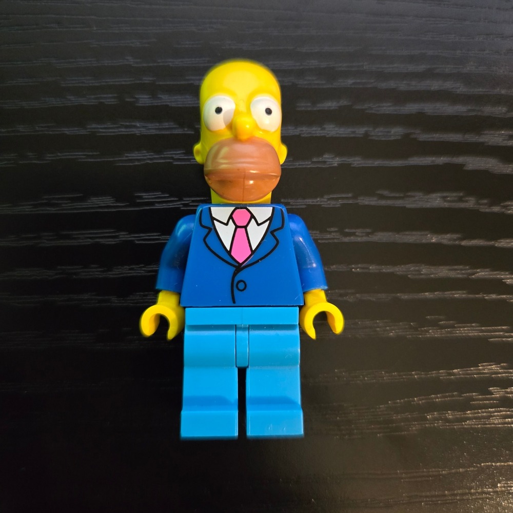 LEGO Homer Simpson Blue Suit Minifigure The Simpsons Series 2 sim026 Collectible